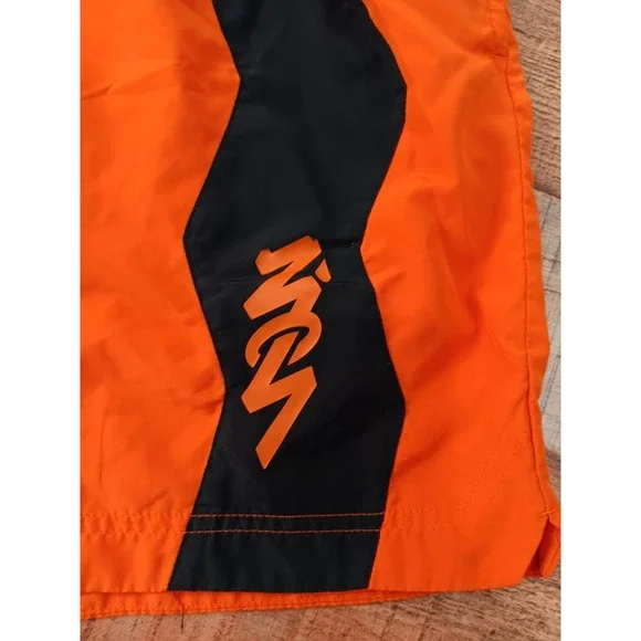 Nike Jordan Mens Dry Fit Zion Mesh Shorts Sz Medium Orange 2374 - Picture 2 of 8